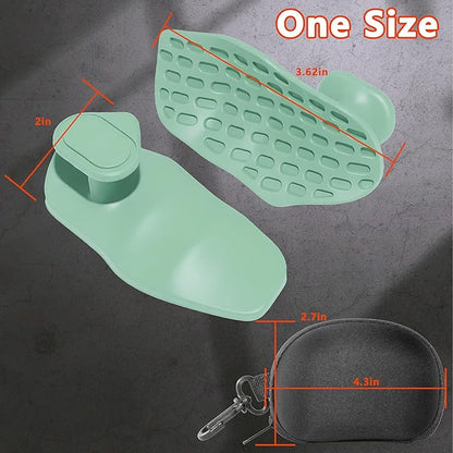 Silicone Gym Grips for Weight Lifting,Workout Gloves for Women Men Alternative,Anti Slip Gym Workout Grip,Rubber Gym Hand Grips-Weightlifting Grips Pad for Barbell,Pull Up,Ryptfit,Training
