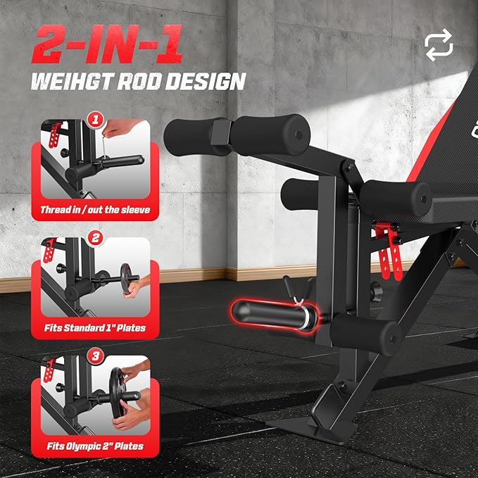 OPPSDECOR Power Cage, 2000LBS Squat Rack with Dual Pulley Cable Crossover System, Multifunctional Power Rack with More Training Attachments for Home Gym, Weight Cage Fits Compact Space