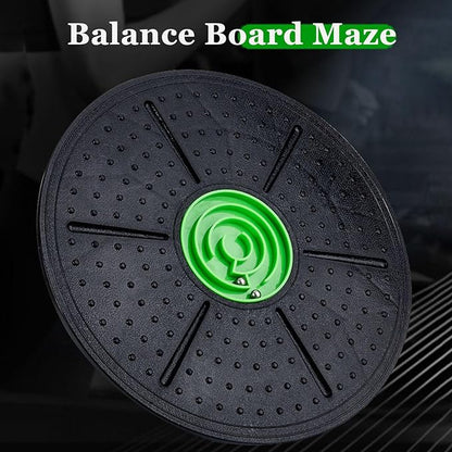 Balance Board with Maze, 2025 Upgrade Balance Board Maze, 10°-30° Tilt Non-Slip Wobble Balance Boards Adults, Training Stability and Coordination, for Gym, Yoga & Home Office Use
