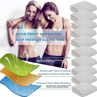 Peicees 10 Pack Microfiber Cooling Towels for Neck Sports Gym Workout Cooling Towel, 40x12 Inches Fast Drying Super Absorbent Compact Lightweight for Climbing Camping Travel Beach