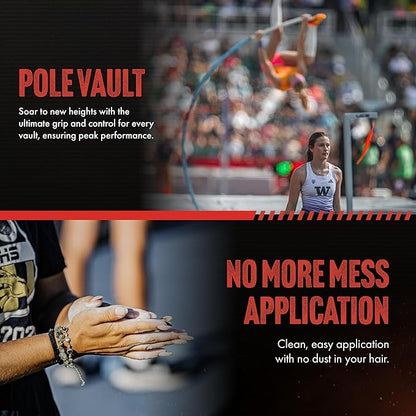 STYK Vaulter Magazine - Enhanced Liquid Chalk, No Mess, Work Out Chalk, Grip Boost, for Weightlifting, Gymnastics, Rock Climbing, Bodybuilding, Pole Vault, Crossfit, and More, Liquid Hand Chalk
