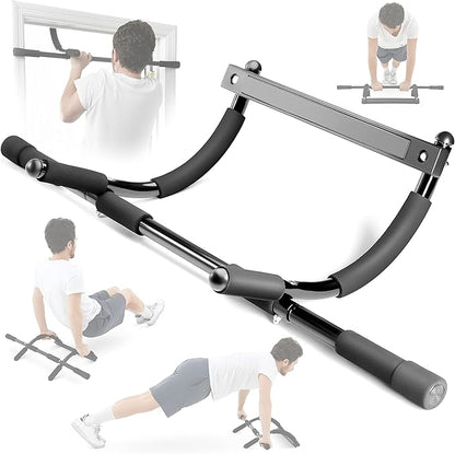 Sagler Pull up bar Doorway Heavy Duty Chin up bar Trainer for Home Gym Doorway Pull up bar or dip bar