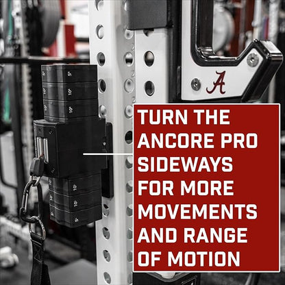 Ancore Pro: Home Gym Cable Machine | Portable Workout System for Strength Training | Comes with Mount for a Squat Rack or Pole | Full-Body Workout | Used by 100+ Pro Teams