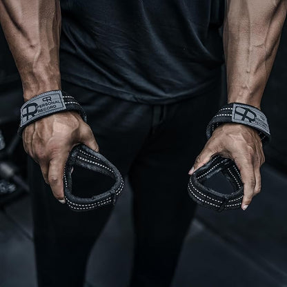 Deadlift Straps - Figure 8 Weightlifting Straps for Powerlifting, Bodybuilding, Strongman – Heavy Duty Grip Support Wrist Wraps for Men & Women