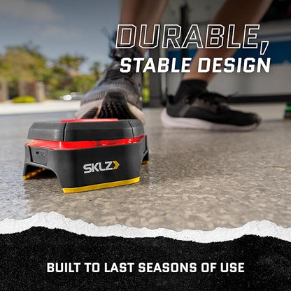 SKLZ Reactive Flash LED Training Pods – Reaction Time, Agility, and Cognitive Training Tool with 4 Games – Multi-Directional Activation, Durable Design for Speed and Hand-Eye Coordination