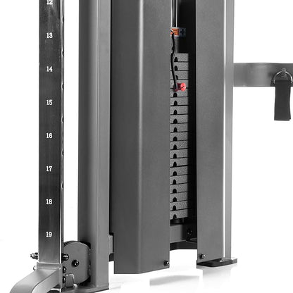 XMARK Functional Trainer Cable Machine, Dual Weight Stack Cable Pulley Machine for Strength Training, Commercial and Home Gyms, and Rehab Facilities