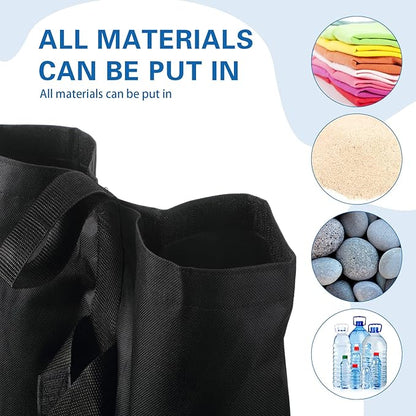 Sratte 12 Sand Bags for Weight Tent Weight Bags Canopy Weights Sand Bags Waterproof Canopy Tent Sandbags for Pop up Canopy Tent Legs Patio Gazebo Umbrella Base Pool Ladder Outdoor