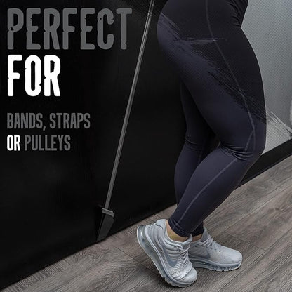 Gradient Fitness Door Anchor for Resistance Bands | Heavy Duty Resistance Band Door Anchors for Stretching Straps, Physical Therapy Exercises & Closed Loop Bands. Door Anchor for Home Gym Workout