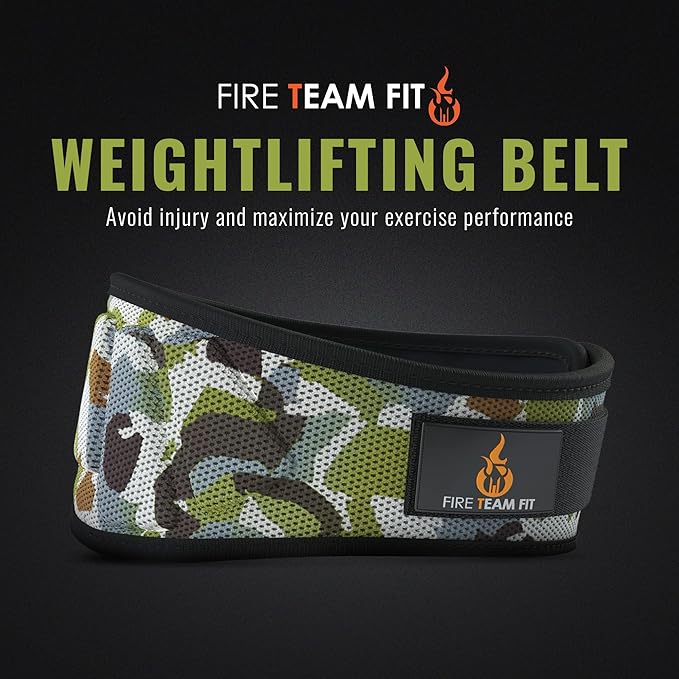Weight Lifting Belt for Men and Women, 6 Inch, Bodybuilding & Fitness Back Support for Cross Training Workout, Squats, Lunges