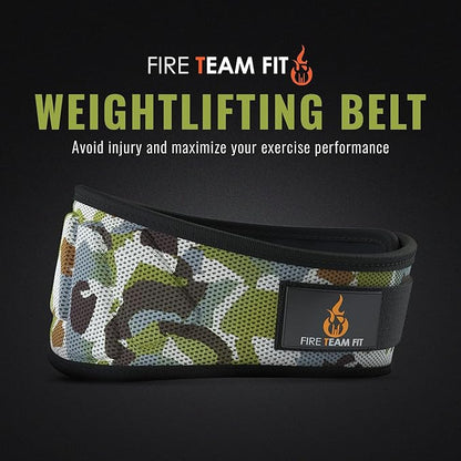Weight Lifting Belt for Men and Women, 6 Inch, Bodybuilding & Fitness Back Support for Cross Training Workout, Squats, Lunges
