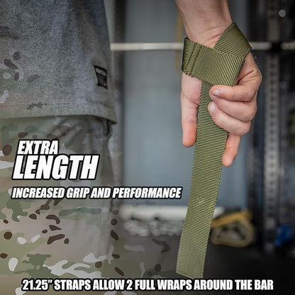 Iron Infidel Weight Lifting Straps - Wrist Straps for Weight Lifting, Deadlifting, Exercise, Crossfit, Strength Training, Olympic Lifts - Gym Straps for Grip Strength on Bar