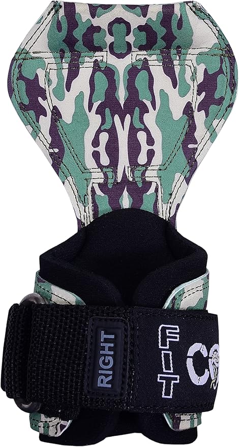Cobra Grips PRO Weight Lifting Gloves Heavy Duty Straps Alternative with Power Lifting Hooks Padded Wrist Support for Deadlifts & Bodybuilding