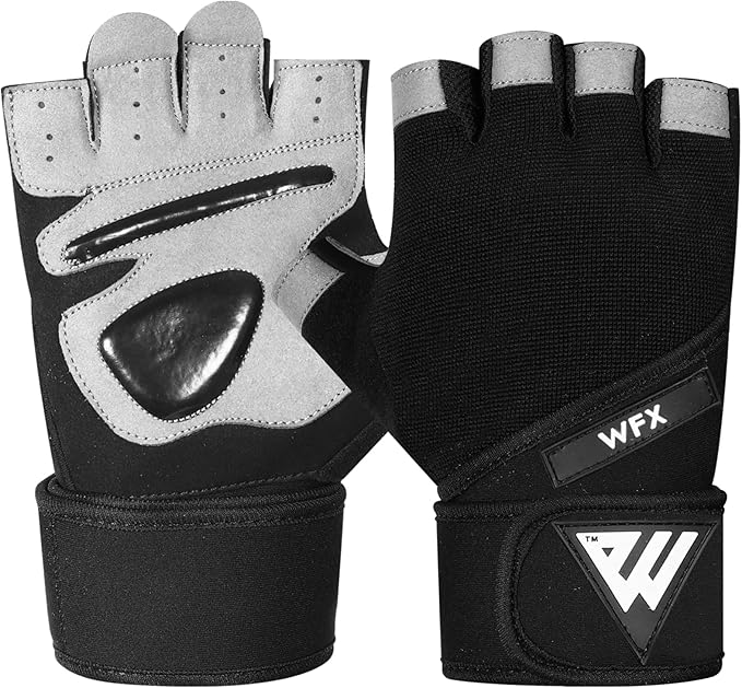 Gym Gloves Training Weight Lifting Gloves for Men Women Wrist Support Padded Extra Grip Palm Protection Fitness Workout Gloves Cycling,Hanging,Pull ups,Breathable