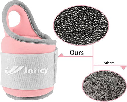 Wrist Weights with Thumb Loops Lock for Women Men 1 Pair 2 3 4 5 6 LBS Arm Weight Ankle Weights Weighted Gloves for Running Walking Jogging Physical Therapy Gym Workout Cardio Exercises