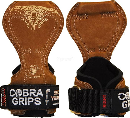 Cobra Grips PRO Weight Lifting Gloves Heavy Duty Straps Alternative with Power Lifting Hooks Padded Wrist Support for Deadlifts & Bodybuilding