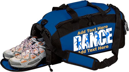 Personalized Dance Duffle Bag with Name – Custom Dancer Gym Bag for Girls, Competition Team Travel Bag, Ballet Recital Cheer & Studio Gear Bag