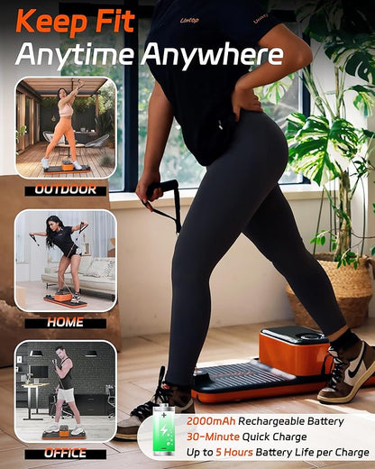 Smart Portable Home Gym Strength Training Workout Cable Machine, All in one Gym,Functional Full Body Fitness Equipment, 220LBS Resistance,Compact for Travel,Small Space & Home Exercise