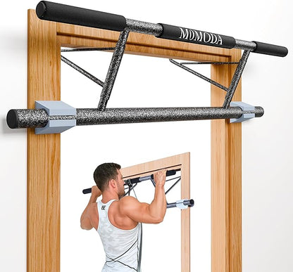 Pull Up Bar Doorway - No Screws Fitness Chin-Up Frame for Home Gym Exercise Multi-Angle Grip - 2025 Folding Upgrade (Fits Almost All Doors)