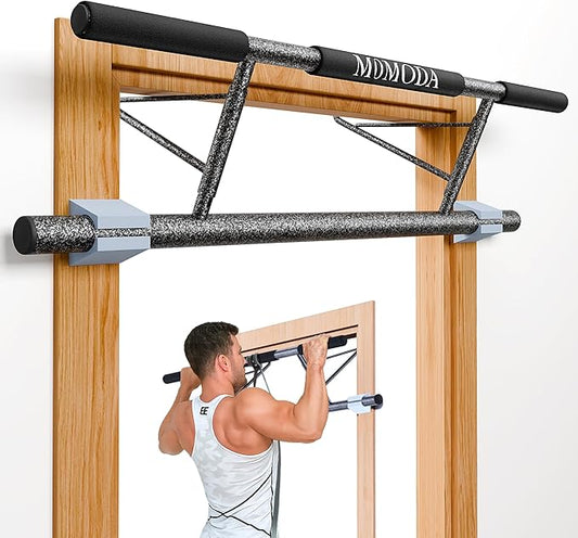 Pull Up Bar Doorway - No Screws Fitness Chin-Up Frame for Home Gym Exercise Multi-Angle Grip - 2025 Folding Upgrade (Fits Almost All Doors)