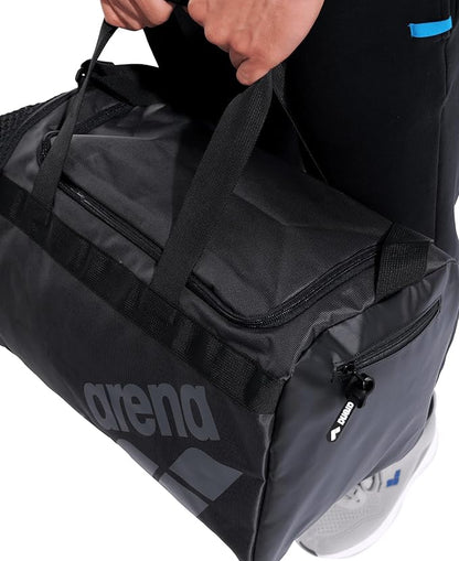 ARENA Unisex Arena All Set Duffle Bag Cabin Size Compact Team Luggage Travel Tote 40 Liters