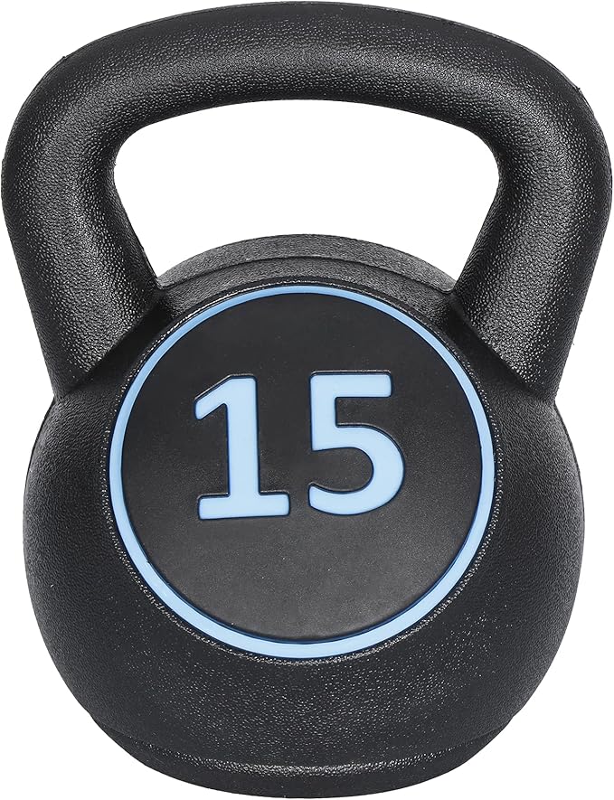 JungleA Kettlebell Sets 3/4 Piece for Women Men, Home Gym Exercise Kettle bell, Fitness Strength Training Kettlebells, 5/10/15/20 lbs Full Body Workout Kettle bells, Compound Movements Equipment Kit