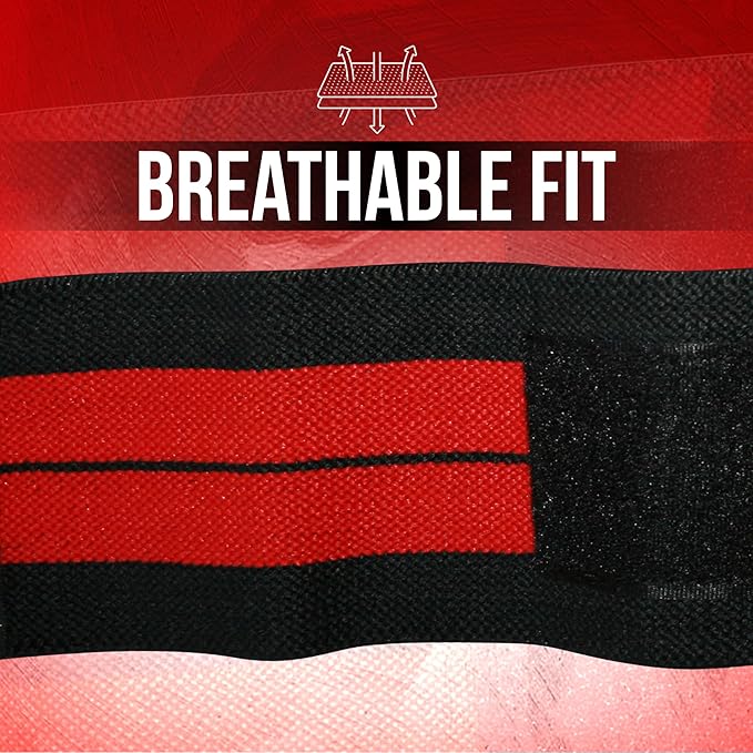 Nordic Lifting Wrist Wraps (1 Pair/2 Wraps) – Lifting Wrist Wraps with Thumb Loop for Weightlifting, Powerlifting & CrossFit – Durable Wrist Support Straps for Men & Women – Gym Essentials for Heavy Lifts