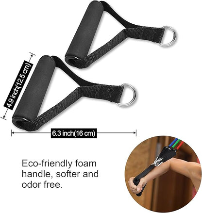TheFitLife Exercise and Resistance Bands Accessories - Attachment for Workout Bands, Pull Up Bands, Cable Machines, Strength Training Excersize Equipment