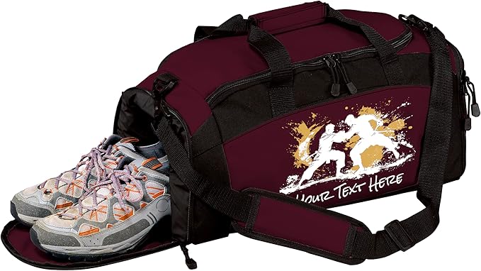 Personalized Martial Arts Duffel Bag – Custom Name Gym Bag for Karate, Taekwondo, Jiu Jitsu & MMA – Youth & Adult Training Gear Bag