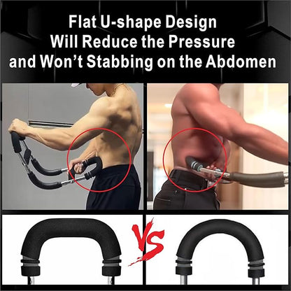 Twister Arm Trainer, Adjustable Resistance Chest Workout Equipment for Men Women, Forearm Biceps Tricep Chest Thigh Exerciser, Portable Spring Home Workout Bar