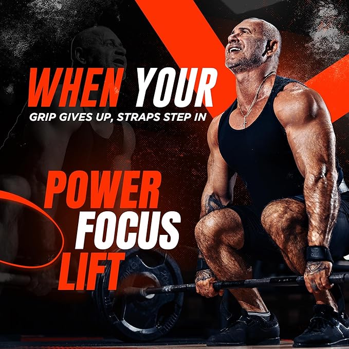 Genuine Leather Lifting Straps, Wrist Assistance for Heavy Pulls, Weightlifting Bodybuilding, Gym, Fitness Accessories, Strength Training, Powerlifting, & Deadlifts