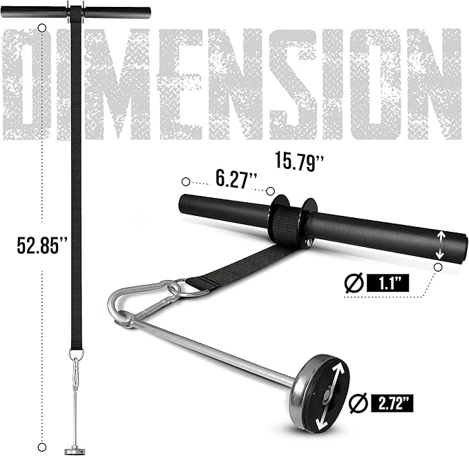 Yes4All Wrist and Forearm Blaster, Build Massive Grip Strength & Muscles with Steel Wrist Roller & Forearm Roller, Heavy Duty Arm Blaster Fits 1" & 2" Weight Plates, Improve Lifting Power