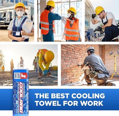 Cool Cool RAG Extreme Cooling Towel for Heat Relief - PVA Cooling Towel for Workout, Gym, Running and for Other Outdoor Sports - Cooling Rag for Neck - Cool Towel for Quick Cooling