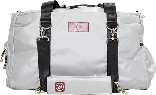 Live Well 360 Gym Duffel Bag for Men or Women – Bag with Shoe, Laptop & Wet Compartment - Perfect Sports or Workout Shoulder Bag with Multiple Compartments – CrossFit, Yoga, Boxing - THE LUXX