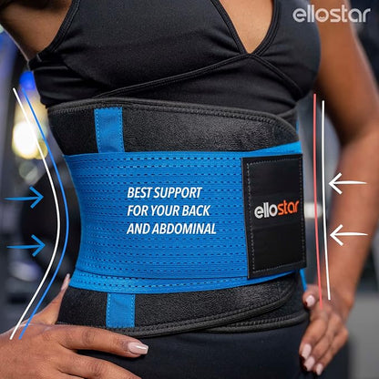 ellostar Women's Waist Trainer: Sweat Band for Belly Fat, Tummy Control, Back Support, Workout Shapewear, Weight Loss Aid