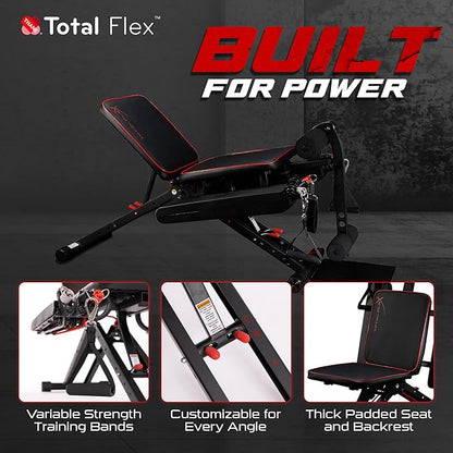Total Flex Compact Design, Home Gym, Versitiale Exercises, Workout Equipment, Fitness Equipment