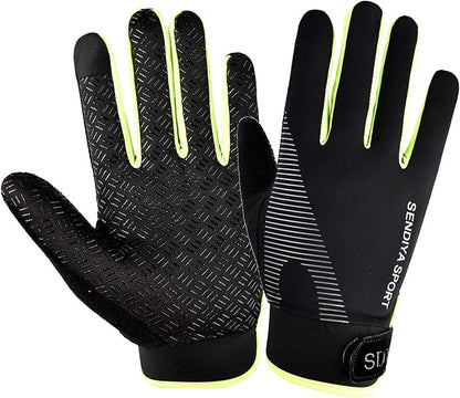 YHT Workout Gloves, Full Palm Protection & Extra Grip, Gym Fishing Fencing Gloves for Weight Lifting, Training, Fitness, Exercise (Men & Women)