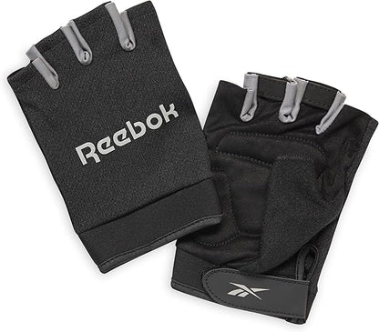 Reebok Classic Fingerless Gloves Lightweight Fitness & Weight Lifting Gloves for Training