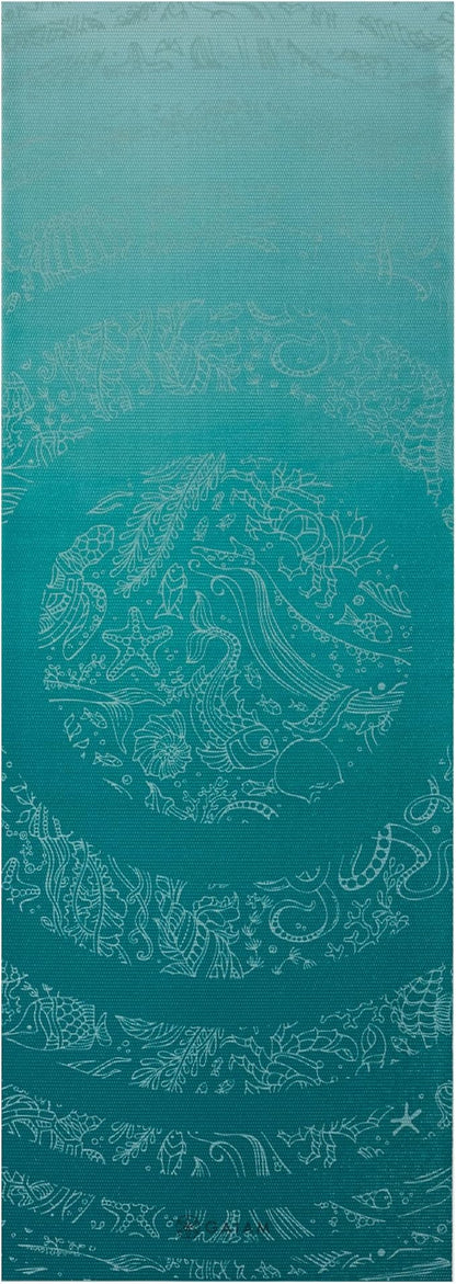 Gaiam Print Yoga Mat, Non Slip Exercise & Fitness Mat for All Types of Yoga, Pilates & Floor Exercises
