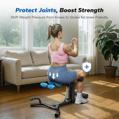 MERACH Deep Squat Machine for Women, Adjustable Glutes Trainer Machine, Core & Leg Exercise, Push Up Board Workout Equipment at Home Gym