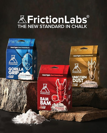 Friction Labs Premium Loose Climbing Chalk - High-Performance Hand Chalk with Superior Grip for Bouldering, Climbing, Weightlifting & More - Long Lasting & Skin Friendly Powdered Chalk