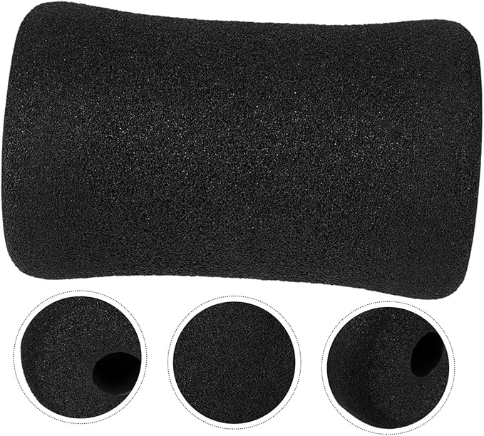 SUPVOX Gym Replacement Parts Foam Pads for Leg Extension Machine Comfortable Cushion Covers for Exercise Equipment Support Sleeves 5.31X2.95X2.95In