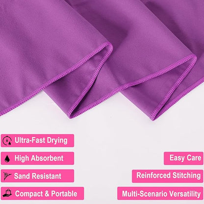 Your Choice Quick Dry Towel - Super Absorbent Microfiber for Gym, Travel, Camping | Ultra Compact & Lightweight