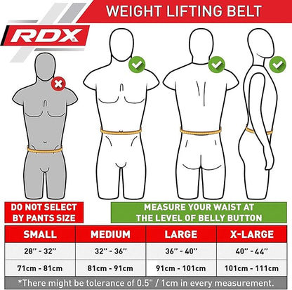 RDX Weight Lifting Belt Powerlifting, Approved By IPL and USPA, 10mm Thick 4" Leather Lumbar Back Support, Lever Buckle Gym Strength Training Equipment, Bodybuilding Deadlifts Squats Workout Men Women