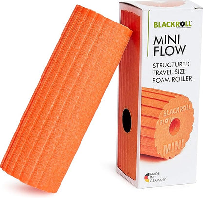 BLACKROLL - Mini Flow Foam Roller, Portable Massage Tool for Feet, Hands, and Arms, Ideal for Travel and Plantar Fasciitis Relief, Great for Exercise, Massage, and Muscle Recovery, 6" x 2"