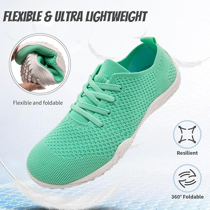 WCIDFY Barefoot Shoes Women Zero Drop Gym Walking Shoes Non Slip Minimalist Tennis Lightweight Breathable Yoga Sneakers