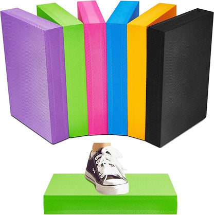 Hanaive Balance Pad Foam Pad Yoga Mat Trainer Non Slip Cushion Exercise Knee Mat for Fitness Stability Stretching, Pilates, Physical Therapy, Core Trainer, 11.81 x 7.87 x 1.97 Inch