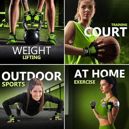 DXM SPORTS Workout Gloves for Women with Wrist Support - Weight Lifting Gloves for Gym, Cycling, Training - Exercise Gloves for Women