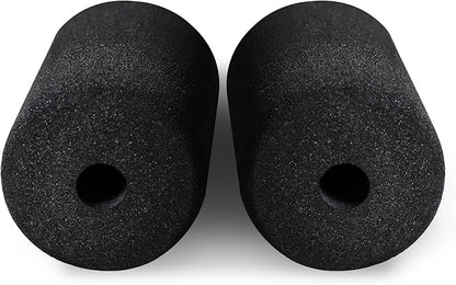 WF Athletic Supply Foam Foot Pads, Foam Roller for Gym Exercise Machines Equipment Replacements, Roller Pad for Leg Extension, PEC Deck Pads for Weight Bench, Sold by Pair (7” x 4” OD x 0.875” ID)