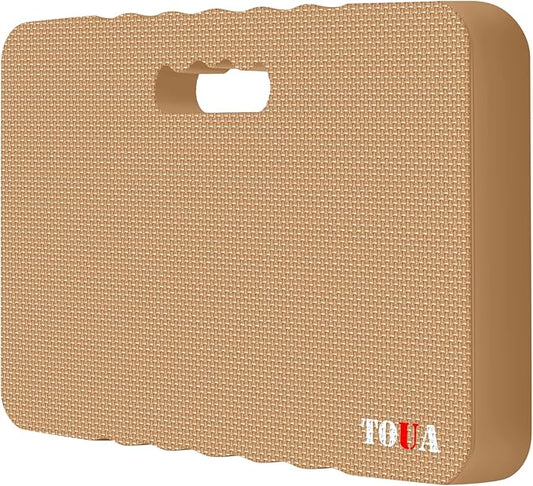 Kneeling Pad Thick Extra Large High Density Foam Comfort Kneeling Pad for Work Gardening Yoga Exercise Garden Knee Pad Beige, 1 pack