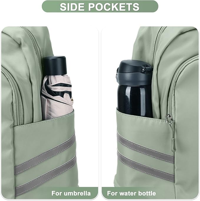 coofay Gym Backpack For Women Waterproof Backpack With Shoe Compartment Lightweight Travel Backpack Sports Backpacks Large Gym Bag